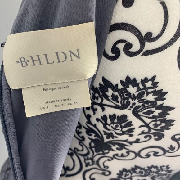 Anthropolgie x BHLDN Blaise Dress Hydrangea Beaded Maxi Sleeveless Dress Size US - Picture 10 of 13